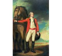 RZHRHJES Abstract Painting Poster Art Print Canvas Print Poster Portrait of Major general Hartley in Captain by George Romney Landscape Canvas Painting for Home Decor 60x90cm