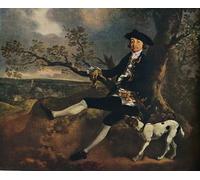 RZHRHJES Abstract Painting Poster Art Print Canvas Print Poster Portrait of Plampin by Gainsborough Landscape Canvas Painting for Home Decor 60x90cm