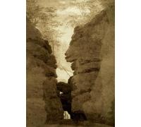 RZHRHJES Abstract Painting Poster Art Print Canvas Print Poster Rock gate in Uttewalder Grund by Caspar David Friedrich Landscape Canvas Painting for Home Decor 60x90cm
