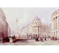 RZHRHJES Abstract Painting Poster Art Print Canvas Print Poster Street Newcastle Upon Tyne by Miles Richardson Landscape Canvas Painting for Office Decor 60x90cm