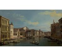 RZHRHJES Abstract Painting Poster Art Print Canvas Print Poster The Grand Canal in Venice from Palazzo Flangini to Campo San Marcuola by Antonio Canal Landscape Canvas Painting for Home Decor 60x90cm