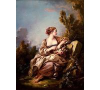 RZHRHJES Abstract Painting Poster Art Print Canvas Print Poster The little gardener by François Boucher Landscape Canvas Painting for Office Decor 60x90cm