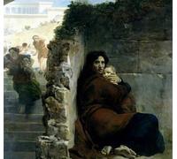 RZHRHJES Abstract Painting Poster Art Print Canvas Print Poster the Massacre of the Innocents by Leon Cogniet Landscape Canvas Painting for Office Decor 60x90cm