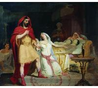 RZHRHJES Abstract Painting Poster Art Print Canvas Print Poster the Return of Ulysses to His House by Fedor Andreevich Bronnikov Landscape Canvas Painting for Home Decor 60x90cm