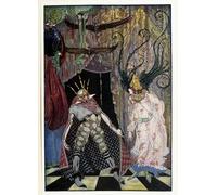 RZHRHJES Abstract Painting Poster Art Print Canvas Print Poster the Travelling Let Him Have His Head Cut Off in Tales by Harry Clarke Landscape Canvas Painting for Office Decor 60x90cm