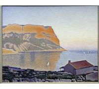 RZHRHJES Abstract Painting Poster Art Print Canvas Print Poster View of the Bay of Blackcurrant Canaille Painting by Paul Signac Landscape Canvas Painting for Office Decor 60x90cm