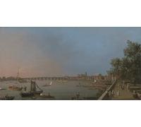 RZHRHJES Abstract Painting Poster Art Print Canvas Print Poster Westminster From Near the Terrace of Somerset House by Canaletto Landscape Canvas Painting for Home Decor 60x90cm