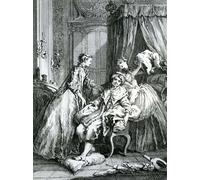 RZHRHJES Famous Painting Poster Art Canvas Print Retro Picture A Scene from Le Malade Imaginaire by François Boucher Poster Wall Art for Office Decor 60x90cm
