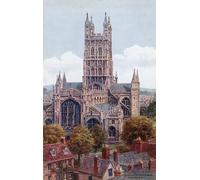 RZHRHJES Famous Painting Poster Art Canvas Print Retro Picture Gloucester Cathedral From the West by Alfred Robert Quinton Poster Wall Art for Office Decor 60x90cm