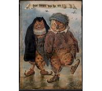 RZHRHJES Famous Painting Poster Art Canvas Print Retro Picture How Well We Go Together by Adriaen Pietersz Van De Venne Poster Wall Art for Office Decor 60x90cm
