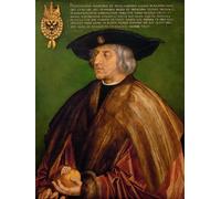 RZHRHJES Famous Painting Poster Art Canvas Print Retro Picture Maximilian I Holy Roman Emperor by Albrecht Dürer Poster Wall Art for Home Decor 60x90cm