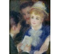 RZHRHJES Famous Painting Poster Art Canvas Print Retro Picture Reading the Role by Pierre Auguste Renoir Poster Wall Art for Home Decor 60x90cm