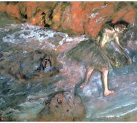 RZHRHJES Famous Painting Poster Art Canvas Print Retro Picture Russian Ballerina by Edgar Degas Poster Wall Art for Home Decor 60x90cm