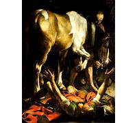 RZHRHJES Famous Painting Poster Art Canvas Print Retro Picture the Conversion on the Way to Damascus by Caravaggio Poster Wall Art for Office Decor 60x90cm