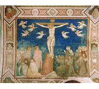 RZHRHJES Famous Painting Poster Art Canvas Print Retro Picture the Crucifixion by Giotto Di Bondone Poster Wall Art for Home Decor 60x90cm