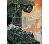 RZHRHJES Famous Painting Poster Art Canvas Print Retro Picture the King of France Louis Xi Said the Prudent Had Anxious Nightmares Before Dying Poster Wall Art for Office Decor 60x90cm