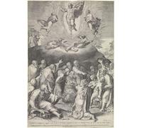 RZHRHJES Famous Painting Poster Art Canvas Print Retro Picture the Roman Consul Atilius Subdues the African Serpent by Jan Van Der Straet Poster Wall Art for Office Decor 60x90cm