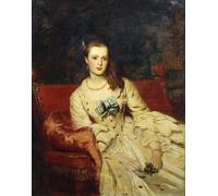 RZHRHJES Famous Painting Poster Art Canvas Print Retro Picture Wandering Thoughts by William Powell Frith Poster Wall Art for Home Decor 60x90cm