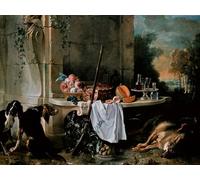 RZHRHJES Retro Picture Portrait Oil Painting Modern Wall Artwork Dead Animal by Jean Baptiste Oudry Canvas Poster for Home Decor 60x90cm