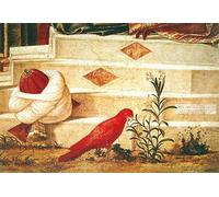 RZHRHJES Retro Picture Portrait Oil Painting Modern Wall Artwork Detail of St George Baptising the Gentile by Vittore Carpaccio Canvas Poster for Office Decor 60x90cm
