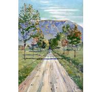 RZHRHJES Retro Picture Portrait Oil Painting Modern Wall Artwork la strada Evordes Ferdinand Hodler Canvas Poster for Home Decor 60x90cm