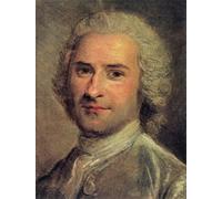 RZHRHJES Retro Picture Portrait Oil Painting Modern Wall Artwork Portrait of Jean Jacques Rousseau by Maurice Quentin De La Tour Canvas Poster for Home Decor 60x90cm