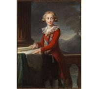RZHRHJES Retro Picture Portrait Oil Painting Modern Wall Artwork Portrait of King Francis I of the Two Sicilies by Louise Élisabeth Vigée Le Brun Canvas Poster for Home Decor 60x90cm