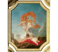 RZHRHJES Retro Picture Portrait Oil Painting Modern Wall Artwork Summer by François Boucher Canvas Poster for Office Decor 60x90cm