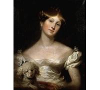 RZHRHJES Retro Picture Portrait Oil Painting Modern Wall Artwork the Duchess of Sussex by Lawrence Canvas Poster for Home Decor 60x90cm