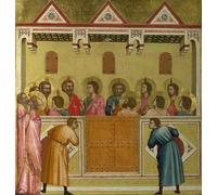 RZHRHJES Retro Picture Portrait Oil Painting Modern Wall Artwork the Pentecost by Giotto Di Bondone Canvas Poster for Home Decor 60x90cm