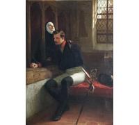 RZHRHJES Retro Picture Portrait Oil Painting Modern Wall Artwork the Return From Moscow by Philip Hermogenes Calderon Canvas Poster for Office Decor 60x90cm