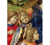 RZHRHJES Retro Picture Portrait Oil Painting Modern Wall Artwork the Vision of St Bernard Detail of Three Angels by Filippino Lippi Canvas Poster for Office Decor 60x90cm