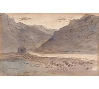 RZHRHJES Retro Picture Portrait Oil Painting Modern Wall Artwork Vjose P.m April by Edward Leaars Canvas Poster for Home Decor 60x90cm