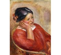 RZHRHJES Vintage Picture Wall Picture Painting Print Poster Gabrielle Leaning Gabrielle Acoudee by Pierre Auguste Renoir Abstract Wall Art Painting for Home Decor 60x90cm
