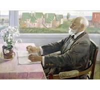 RZHRHJES Vintage Picture Wall Picture Painting Print Poster Ivan Petrovich Pavlov in His House At Koltushy Near St Petersburg by Mikhail Vasilievich Nesterov for Home Decor 60x90cm