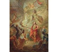 RZHRHJES Vintage Picture Wall Picture Painting Print Poster Louis Xvi Swearing Loyalty to the Constitution on the Homeland by Nicolas Guy Brenet Abstract Wall Art Painting for Office Decor 60x90cm