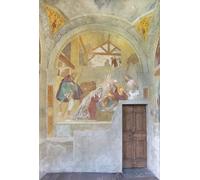 RZHRHJES Vintage Picture Wall Picture Painting Print Poster Nativity with Saints Roch and Saint by Famous Artist Abstract Wall Art Painting for Office Decor 60x90cm