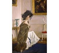 RZHRHJES Vintage Picture Wall Picture Painting Print Poster Portrait of Princess Olga Orlova by Valentin Alexandrovich Serov Abstract Wall Art Painting for Office Decor 60x90cm
