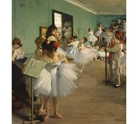 RZHRHJES Vintage Picture Wall Picture Painting Print Poster the Dance Class by Edgar Degas Abstract Wall Art Painting for Home Decor 60x90cm