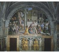 RZHRHJES Vintage Picture Wall Picture Painting Print Poster the Fire in the Borgo Stanza'incendio Del Borgo by Raffaello Sanzio Raphael Abstract Wall Art Painting for Home Decor 60x90cm