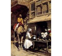RZHRHJES Vintage Picture Wall Picture Painting Print Poster The Metalsmith's Shop Edwin Lord Weeks Abstract Wall Art Painting for Office Decor 60x90cm