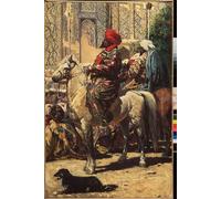 RZHRHJES Vintage Wall Art Picture on Canvas Wall Art Poster a Rider in Samarkand by Vasili Vasilievich Vereshchagin Canvas Poster for Office Decor 60x90cm