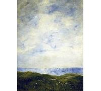 RZHRHJES Vintage Wall Art Picture on Canvas Wall Art Poster Coastal Landscape Iinsvenska by August Johan Strindberg Canvas Poster for Home Decor 60x90cm