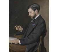 RZHRHJES Vintage Wall Art Picture on Canvas Wall Art Poster Edmond Maître by Jean Frederic Bazille Canvas Poster for Home Decor 60x90cm