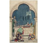 RZHRHJES Vintage Wall Art Picture on Canvas Wall Art Poster Illustration for the Adventures of Don Quixote by William Heath Robinson Canvas Poster for Home Decor 60x90cm