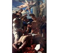 RZHRHJES Vintage Wall Art Picture on Canvas Wall Art Poster Martyrdom of St. Erasmus by Nicolas Poussin Canvas Poster for Home Decor 60x90cm