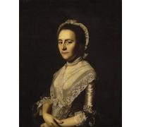 RZHRHJES Vintage Wall Art Picture on Canvas Wall Art Poster Mrs Alexander Cumming Née Elizabeth Goldthwaite Later Mrs Bacon by Singleton Copley Canvas Poster for Home Decor 60x90cm