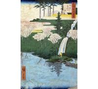 RZHRHJES Vintage Wall Art Picture on Canvas Wall Art Poster One Hundred Famous Views of Edo by Utagawa Hiroshige Canvas Poster for Home Decor 60x90cm