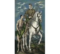RZHRHJES Vintage Wall Art Picture on Canvas Wall Art Poster Saint and the Beggar by El Greco Canvas Poster for Home Decor 60x90cm