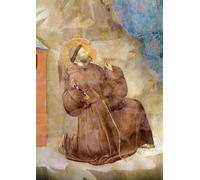 RZHRHJES Vintage Wall Art Picture on Canvas Wall Art Poster Saint Receiving the Stigmata Detail of Saint by Giotto Di Bondone Canvas Poster for Office Decor 60x90cm